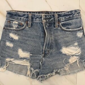 Denim shorts